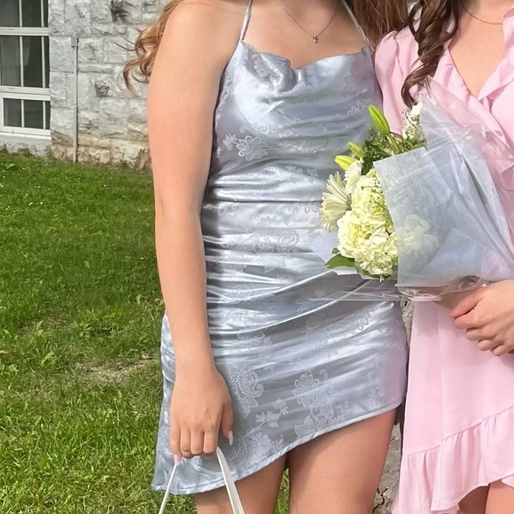 CIDER HALTER SLIP DRESS - Picture 1 of 7